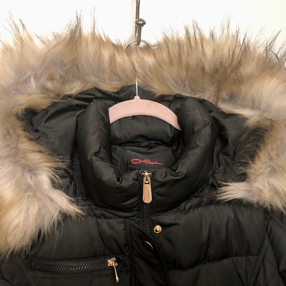 TALL Chillax maxi faux down winter coat